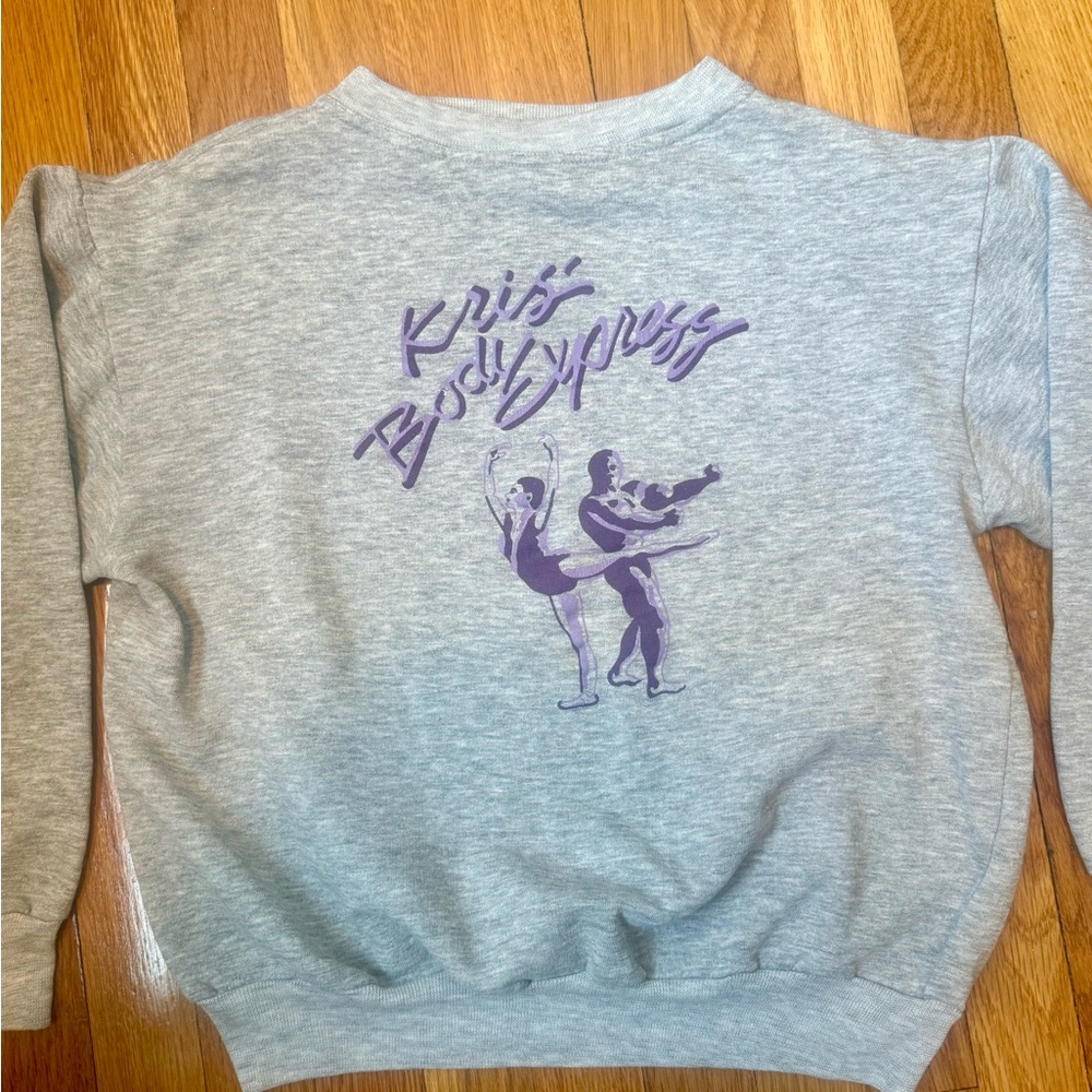 Vintage 80’s Exercise sweatshirt KRIS’ BODY EXPRESS
